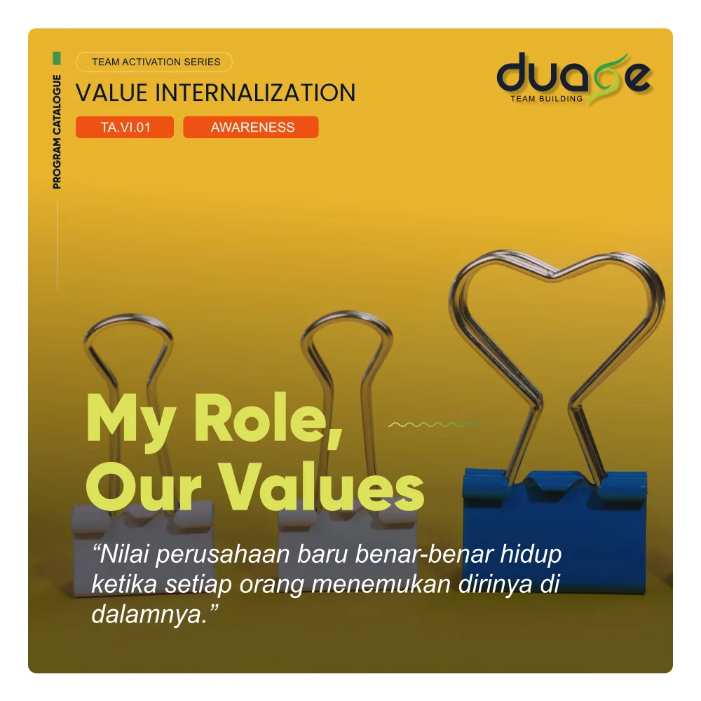 My Role Our Values - Cover MY ROLE, OUR VALUES